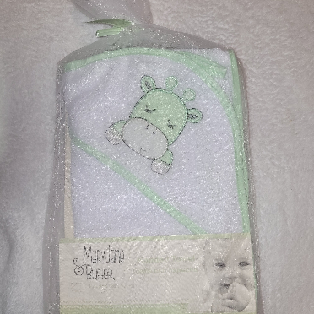 Baby hooded bath towel